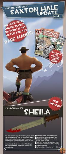 Team Fortress 2 - Инженер??? Нет! Saxton Hale Update!!!